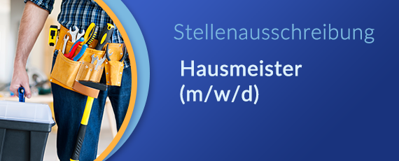 Stellenausschreibung Hausmeister (m/w/d)