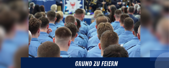 Grund zu Feiern: Ernennungsveranstaltung Frühjahrseinstellung 2025