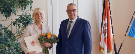 Prof. Dr. Wagner mit dem Innenminister Stübgen (CDU)